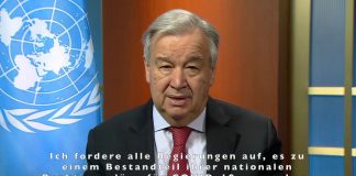 Guterres verurteilt häusliche Gewalt in der Corona-Krise