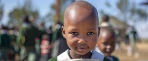 A young girl at Olosioyoi primary school in Olepolos, Kenya. In Olosioyoi, all the students reject female genital mutilation and are aware of the negative consequences that this harmful practice has on girls' health and development. Photo: Georgina Goodwin for UNFPA.