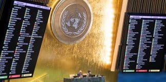 UN Photo/Manuel Elías | The UN General Assembly votes on a resolution on Ukraine.