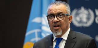 WHO Director-General Tedros Adhanom Ghebreyesus delivers opening remarks at the 156th session of the Executive Board.