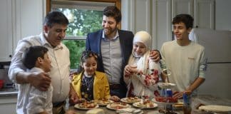The Hadhad family gathers in their kitchen in Antigonish to prepare their favorite chocolate recipes.