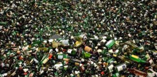 Glass waste