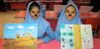International Youth Art Contest for World Wildlife Day 2021 Children and their drawings in Iran | Photo: UNDP Iran