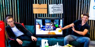 Qmusic's "Blijf in uw kot” ("Stay in your shack") show © Qmusic