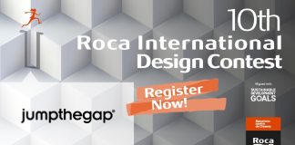 Banner for the 10th edition of the ROCA International Design Contest