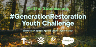 #GenerationRestoration Youth Challenge banner