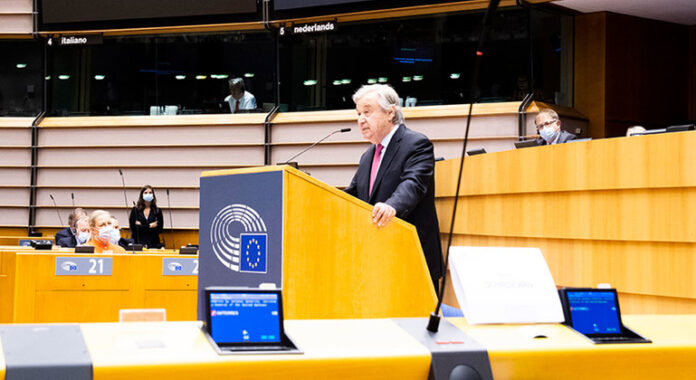 UN chief urges European Parliament to support COVID vaccines for all