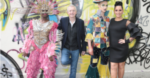 Michelle Visage and Louis Walsh with participants