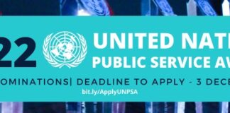United Nations Public Service Awards banner