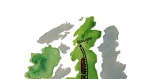 map train to Glasgow COP26| © Jacinta Hamley