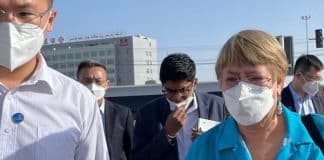 © OHCHR | High Commissioner Michelle Bachelet during her visit to China, in Ürümqi, Xinjiang Uyghur Autonomous Region, China.