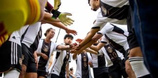 Footballer coming together at Frankfurt Unity Cup. © Lara Suffel, DFB