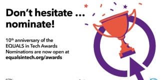 #EQUALSinTech Awards banner