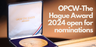 OPCW-The Hague Award 2024 banner