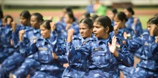 All-female Police Unit from India in Monrovia, Liberia. UNMIL Photo/Christopher Herwig