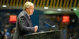/Loey Felipe Secretary-General António Guterres addresses the Summit of the Future