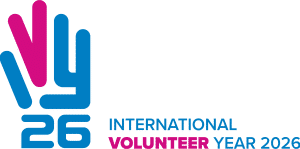 Logo: International Year of Volunteers for Sustainable Development 2026