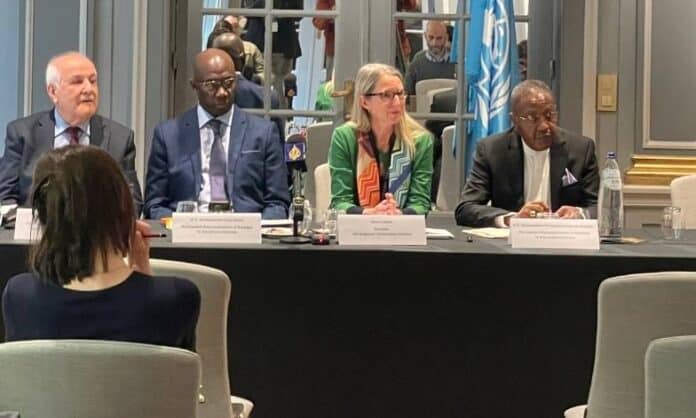 UN Palestinian Rights Committee members and UNRIC Moderator