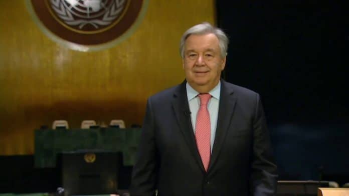 Secretario General Antonio Guterres