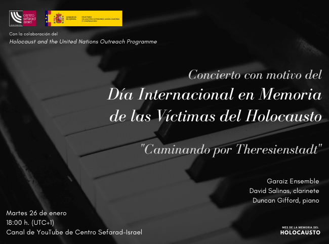 Concierto con motivo del Día Internacional de Conmemoración en Memoria de las Víctimas del Holocausto
