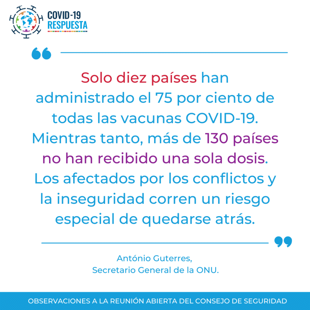 Palabras del Secretrario General en el Consejo de Seguridad