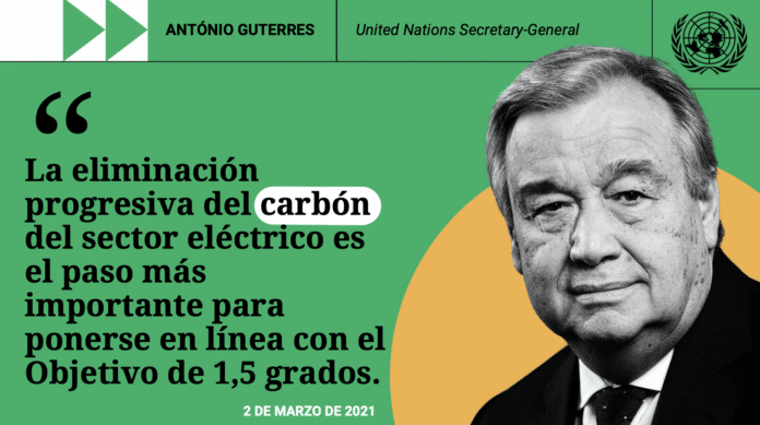 Mensaje SG Cumbre Global de la Alianza para Eliminar el Carbón
