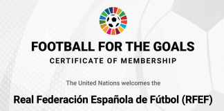 RFEF miembro Fútbol for the Goals