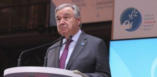 Guterres Pariisin rauhanfoorumissa: Multilateralismin on vastattava nykyisiin ja tuleviin haasteisiin