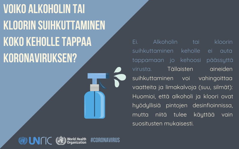 alkoholi ja korona