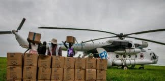 WFP food airdrops are an expensive but vital lifeline for some remote communities in places like South Sudan. They may be affected by steep funding cuts. Kuva: WFP/Eulalia Berlanga.