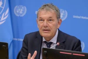 Philippe Lazzarini UNRWA:n toimitusjohtaja. Kuva: © UN Photo/Srdjan Slavkovic