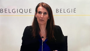 La Première ministre Sophie Wilmès