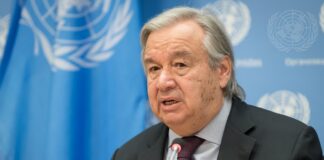 La planète Terre a atteint un seuil critique Prise de parole du Secrétaire général M. Antonio Guterres