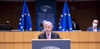 António Guterres salue le partenariat « indispensable » ONU-UE antonio guterres parlement européen