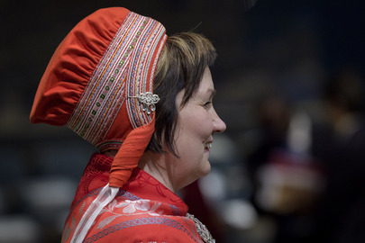 Aili Keskitalo, President of the Sami Parliament of Norway. UN Photo/Manuel Elias