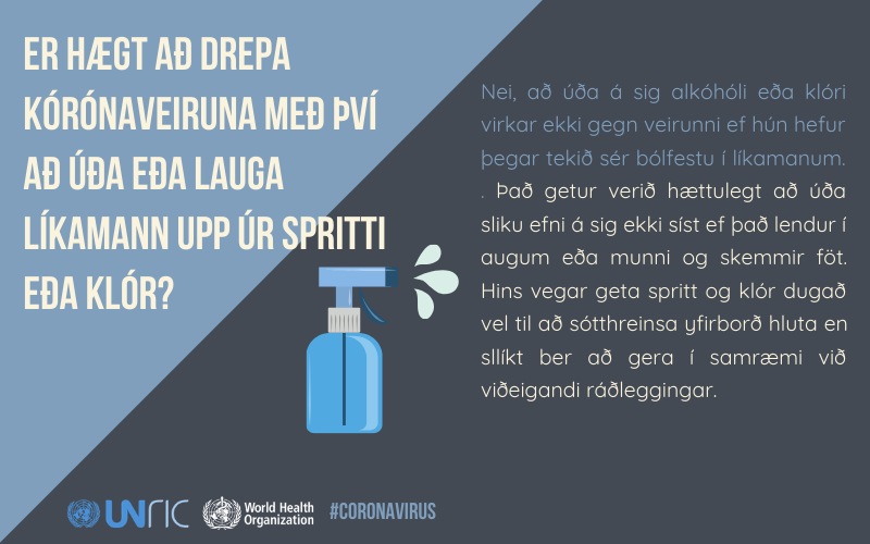 Kórónaveira, sprittúðar