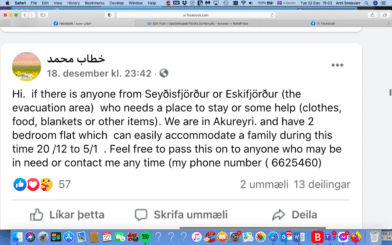 Sýrlendingur Seyðisfjörður