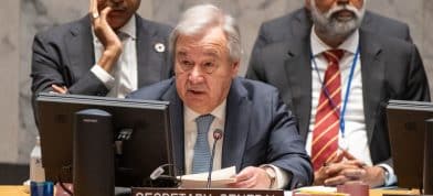 Guterres ávarpar fund Öryggisráðsins um gervigreind.