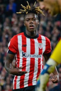 Nico Williams leikur með Athletic Bilbao í spænska Baskalandi.