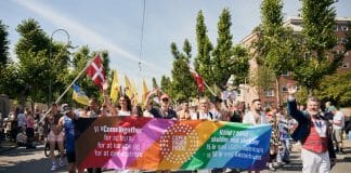 Gleðiganga í Kaupmannahöfn 2023.