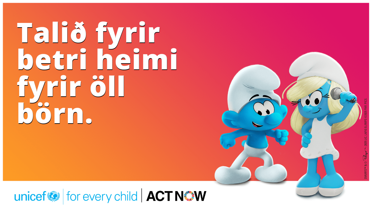 Smurfs-Act Now-ICELANDIC