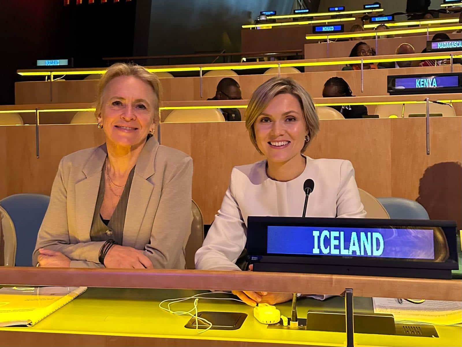 Kristrún Frostadóttir og Þorgerður Katrín Gunnarsdótti