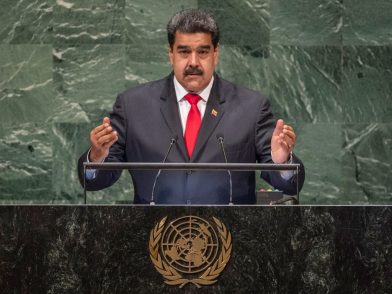 Nicolás Maduro forsteti Venesúela ávarpar allsherjarþing Sameinuðu þjóðanna 2018.