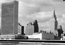 UN Photo The Headquarters of the United Nations and New York's mid-Manhattan skyline, 24 October 1955.