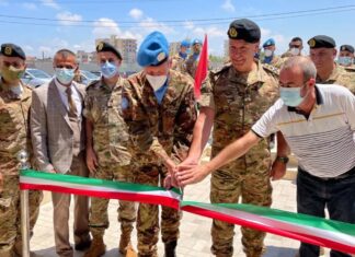 Il Battaglione italiano di UNIFIL finanzia la ristrutturazione di un ambulatorio dell’esercito libanese a Tiro