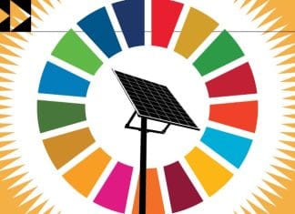 Climate change SDG illustration image