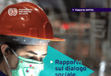 locandina del rapporto sul dialogo sociale 2022 OIL
