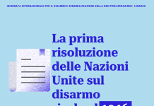 L'immagine mostra che nel 1946, è stato l'anno che l'ONU ha creato la prima risoluzione sul disarmo