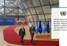 UN Secretary-General visiting the European Council