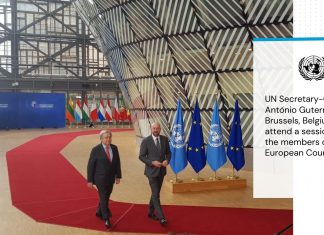 UN Secretary-General visiting the European Council
